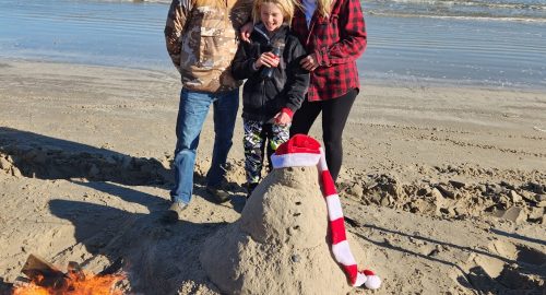 sand snowman 2023